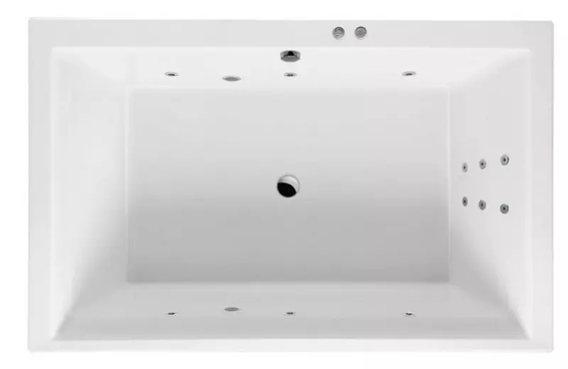 

Гидромассажная ванна акриловая «Excellent» Crown Lux 190/120 Line с каркасом с сифоном белая/хром