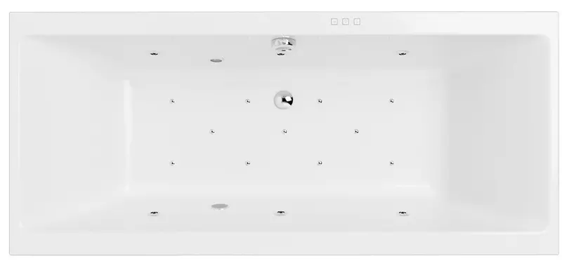

Гидромассажная ванна акриловая «Excellent» Pryzmat Slim 170/75 Relax с каркасом с сифоном белая/хром
