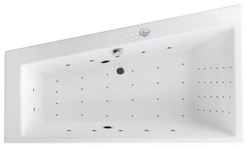 

Гидромассажная ванна акриловая «Excellent» Sfera Slim 170/100 Nano с каркасом с сифоном белая/хром левая