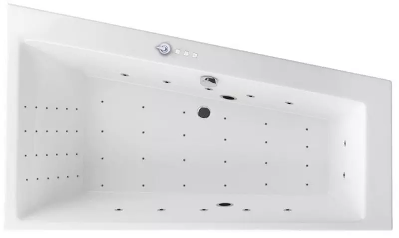 

Гидромассажная ванна акриловая «Excellent» Sfera Slim 170/100 Nano с каркасом с сифоном белая/хром правая