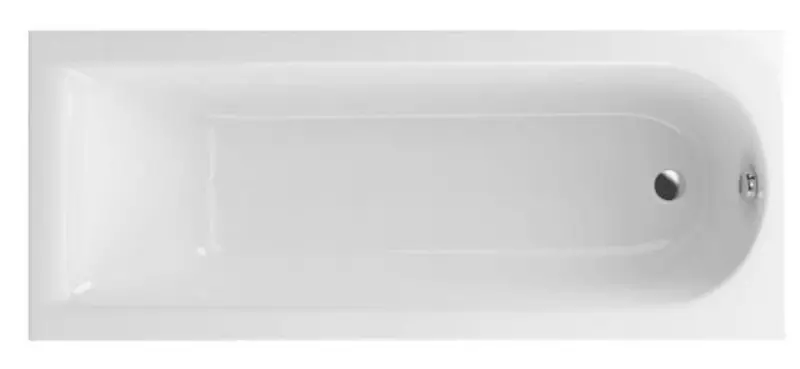Ванна акриловая «Actima» Aurum Slim 150/70 с каркасом без сифона белая