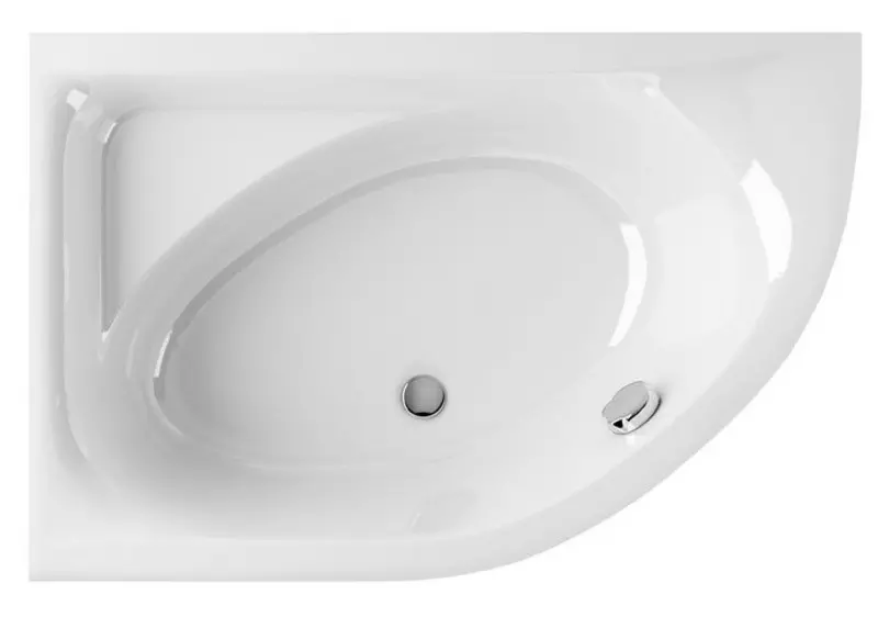 

Ванна акриловая «Excellent» Aquarella 150/100 без опор без сифона белая левая