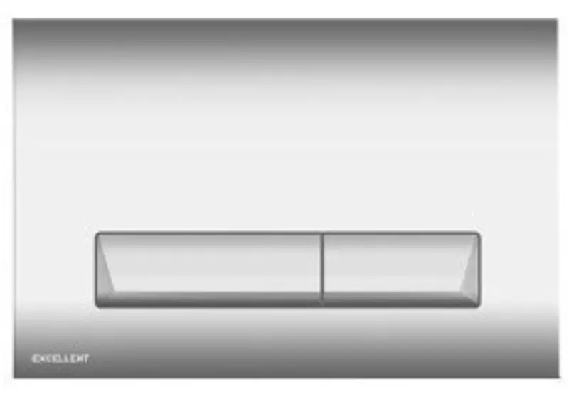 Кнопка смыва Excellent Platto INEXPL230150CR пластик хром 10290₽