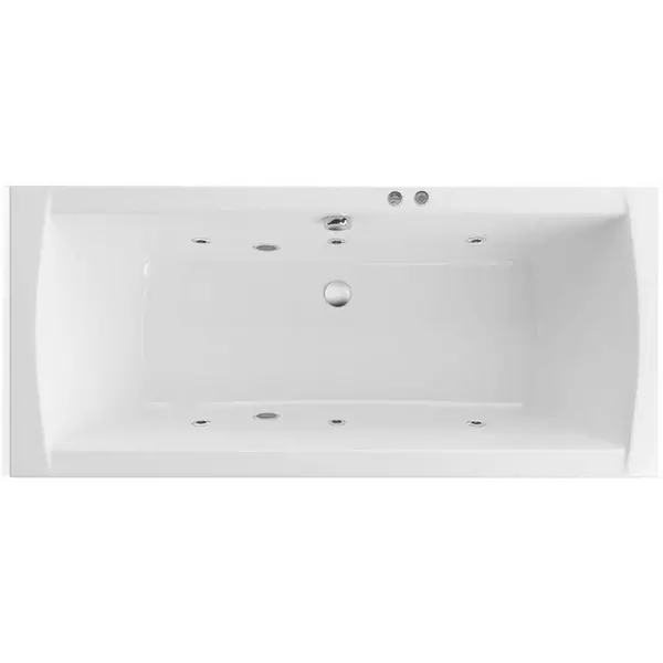 

Гидромассажная ванна акриловая «Excellent» Aquaria Lux 180/80 Soft с каркасом с сифоном белая/хром
