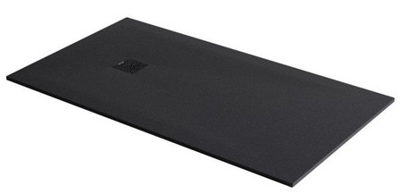 Душевой поддон Excellent Arda 14090 низкий из литьевого мрамора чёрный без сифона 77385₽