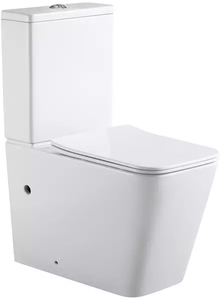 

Унитаз компакт безободковый «Aquanet» Tavr rimless L2C/L2T белый с сиденьем дюропласт с микролифтом белое