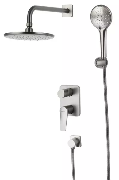 

Душевая система «Lemark» Bronx LM3729GM графит