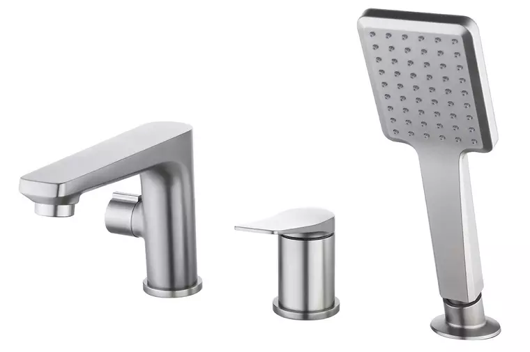 

Смеситель на борт ванны «Lemark» Bronx LM3745GM графит