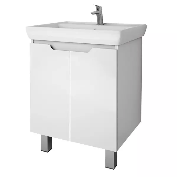 

Тумба с раковиной «Dreja» Q Plus (D) 60 (Q 60) белый глянец