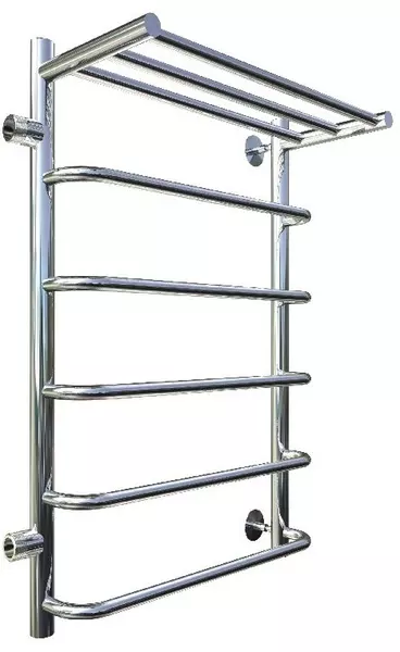 

Водяной полотенцесушитель «Тругор» Идеал ПМ 1 50/80 хром с полкой левый