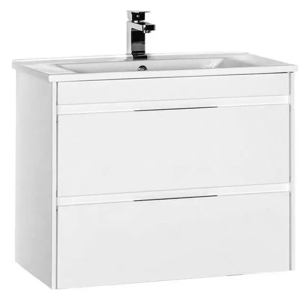

Тумба с раковиной «Aquanet» Тулон 85 (Atria 85 9085) подвесная белая