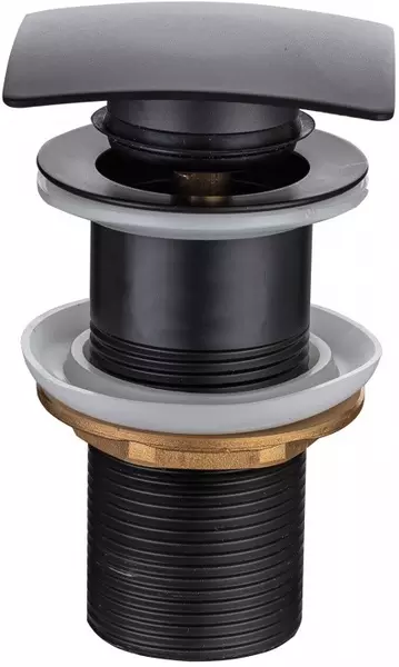 Донный клапан для раковины «Allen Brau» Infinity 5.21025-31 с механизмом Клик-Клак чёрный матовый