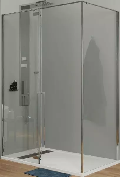 Душевой угол-ограждение Allen Brau Fantasy 12090 прозрачныйхром без поддона универсальный 81999₽