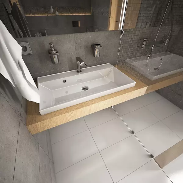 Раковина «Madera» Classica 100 литьевой мрамор белая