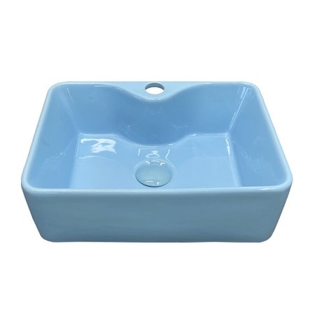 

Раковина «Comforty» 7291B 40/30 с донным клапаном фарфоровая голубая