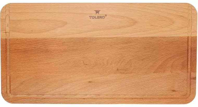 Разделочная доска «Tolero» R-114 на кухонную мойку бук