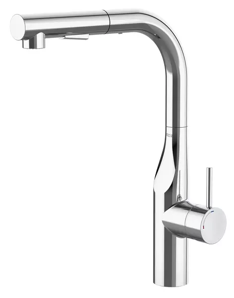 

Смеситель для кухонной мойки «Roca» Glera 75A854DC00 с выдвижным изливом хром