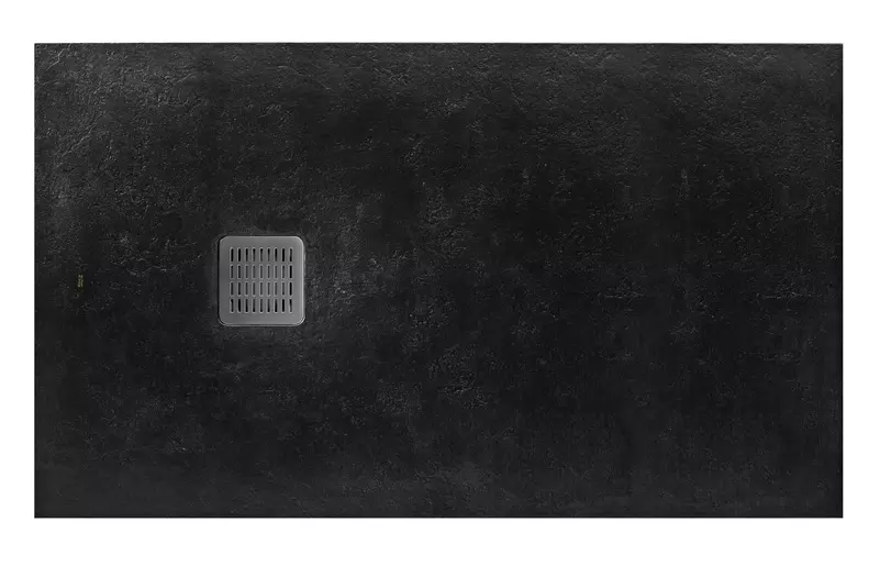 Душевой поддон «Roca» Terran AP1014B02BC01400 с решёткой 120/70 низкий прямоугольный с сифоном чёрный