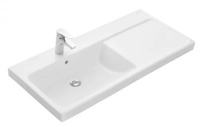 

Раковина «Roca» The Gap Plus 100/46 73270MB004 фарфоровая белая