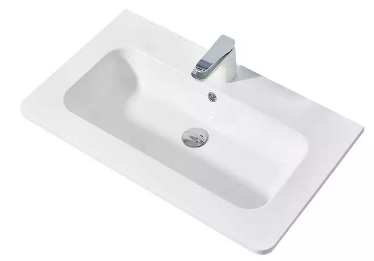 

Раковина «Vincea» 80/48 VCB-1A800W литьевой мрамор белая