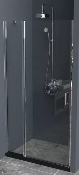 

Душевая дверь «Belbagno» UNO-B-12-30+60-C-Cr 90/190 прозрачная/хром универсальная