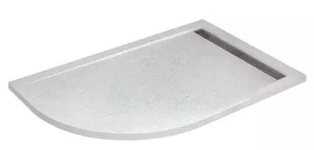 

Душевой поддон «Cezares» TRAY-AS-RH-100/80-30-W-R 100/80 низкий из литьевого мрамора прямоугольно-асимметричный без сифона белый правый