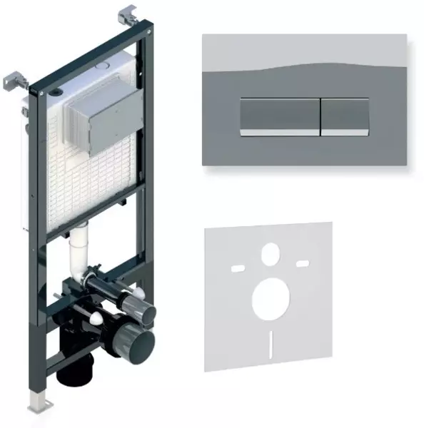 

Инсталляция для унитаза с кнопкой «Koller Pool» Alcora ST1200/Integro Chrome
