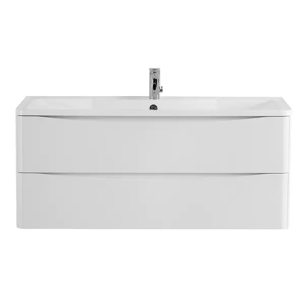 

Тумба с раковиной «Belbagno» Acqua 120 (BB1200/455-LV-MR-ALR) подвесная Bianco Lucido