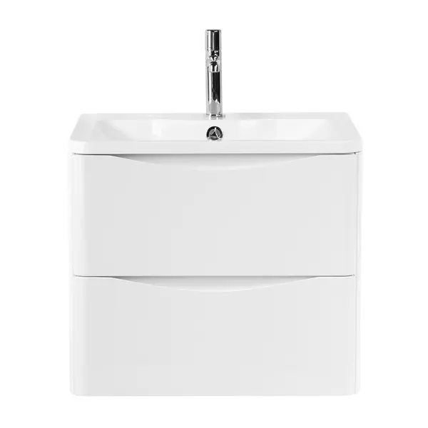 

Тумба с раковиной «Belbagno» Acqua 70 (BB700/455-LV-MR-ALR) подвесная Bianco Lucido