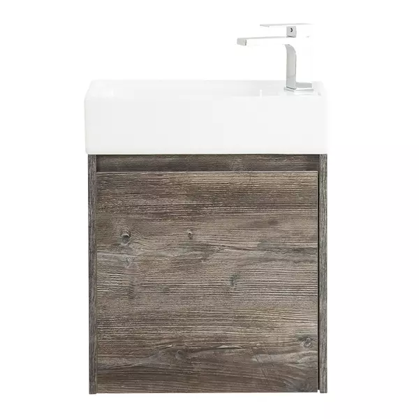 

Тумба с раковиной «Belbagno» Kraft mini 50 (7045-KL) подвесная Pino Pasadena левая
