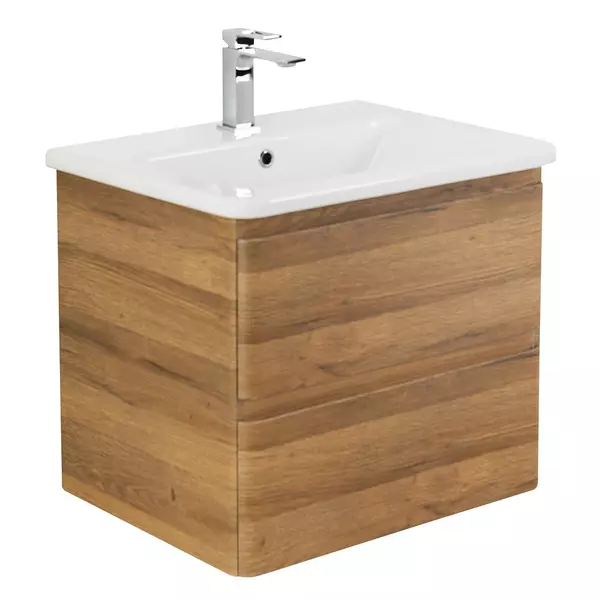 

Тумба с раковиной «Belbagno» Albano-cer 50 (12050-KL) подвесная Rovere Rustico