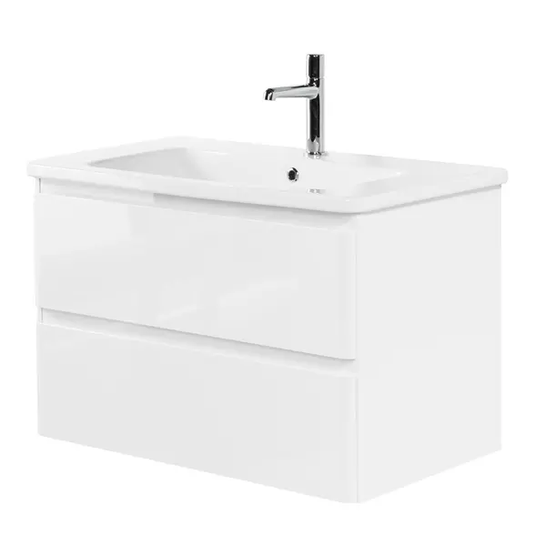 

Тумба с раковиной «Belbagno» Albano-cer 105 (Urban 105) подвесная Bianco Lucido