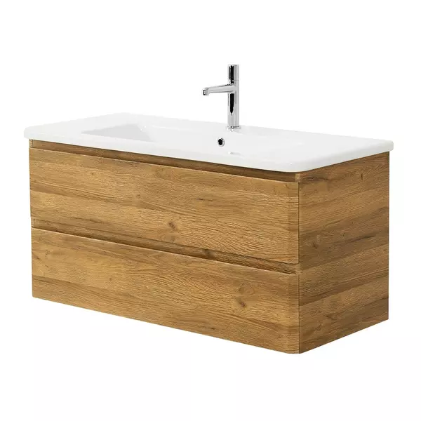 

Тумба с раковиной «Belbagno» Albano-cer 105 (Urban 105) подвесная Rovere Rustico