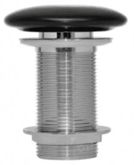 Донный клапан для раковины «Isvea» 38TP0163I с механизмом Клик-Клак черный матовый
