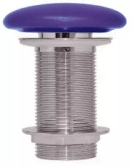 Донный клапан для раковины «Isvea» 38TP0180I с механизмом Клик-Клак синий матовый