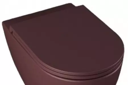 Сиденье для унитаза «Isvea» Infinity 40KF0543I-S дюропласт с микролифтом бордовый матовый