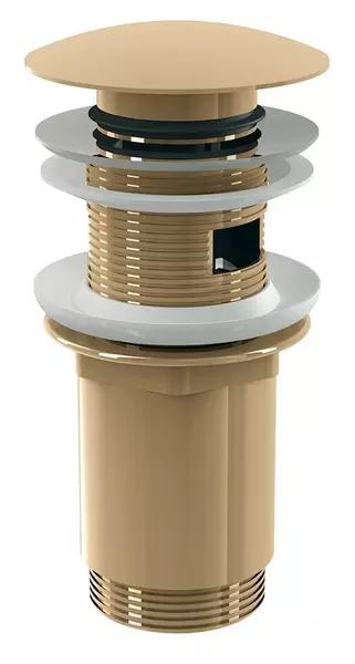 

Донный клапан для раковины «AlcaPlast» A392-G-P с механизмом Клик-Клак золото