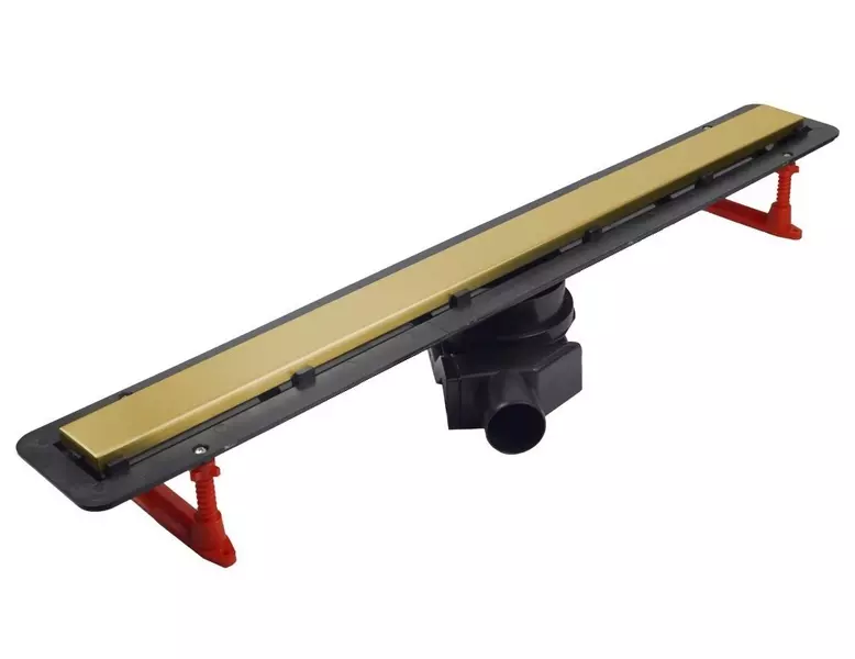 

Душевой лоток «Pestan» Confluo Frameless Line 650 13701222 боковой выпуск Gold/под плитку