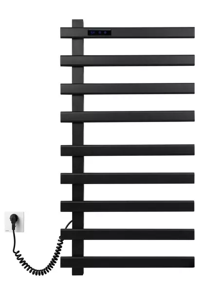 

Электрический полотенцесушитель «Black & White» Moon N-355В 48/92 Matt Black левый