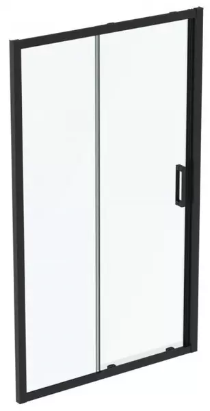 Душевая дверь «Ideal Standard» Connect 2 K9277V3 120/195,5 прозрачная/чёрная матовая универсальная