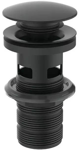 Донный клапан для раковины «Ideal Standard» E1482XG с механизмом Клик-Клак чёрный матовый