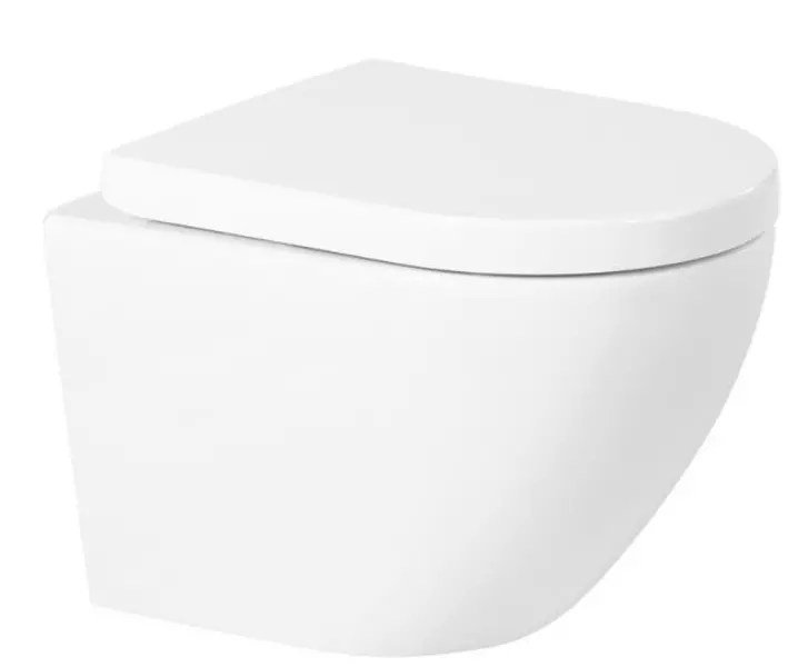 

Подвесной унитаз безободковый «Belbagno» Sfera-R BB046CHR белый (BB105SC) с сиденьем дюропласт с микролифтом