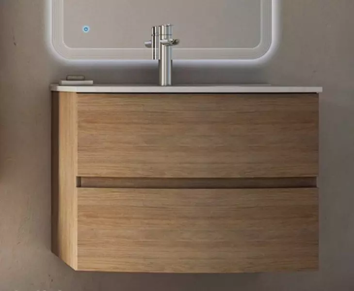 

Тумба с раковиной «Cezares» Dalila 100 (Comfort 101/55 82416) подвесная Rovere tabacco