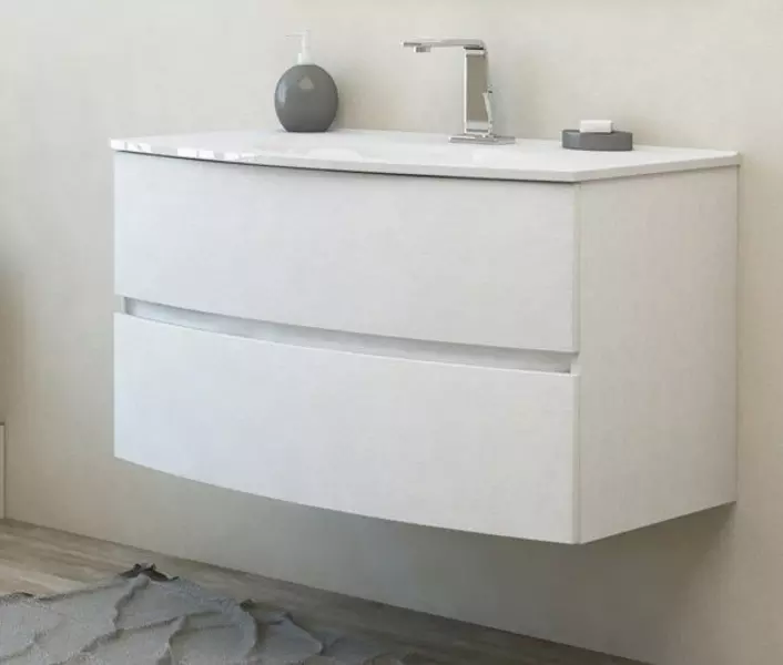 

Тумба с раковиной «Cezares» Dalila 75 (Comfort 75) подвесная Frassinato Bianco