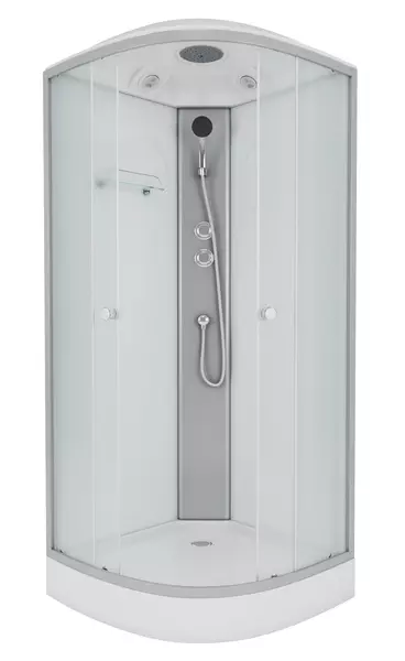 

Душевая кабина «Niagara» NG-4302-14 100/100 низкий поддон матовая/белая