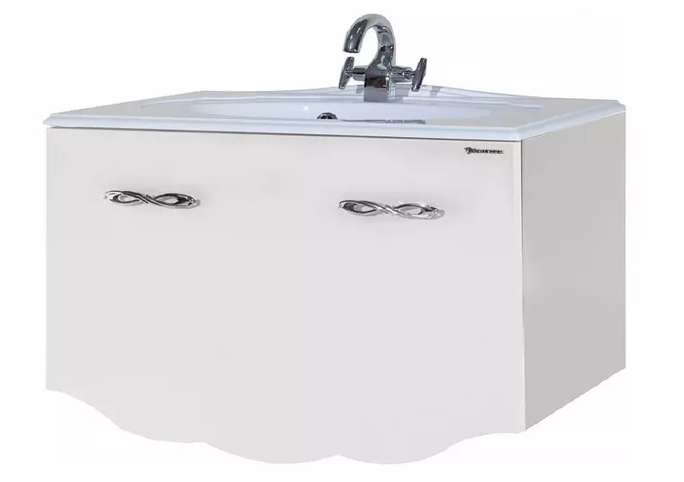 

Тумба с раковиной «Bellezza» Версаль 100 со скрытым ящиком (Гармония 100) подвесная белая