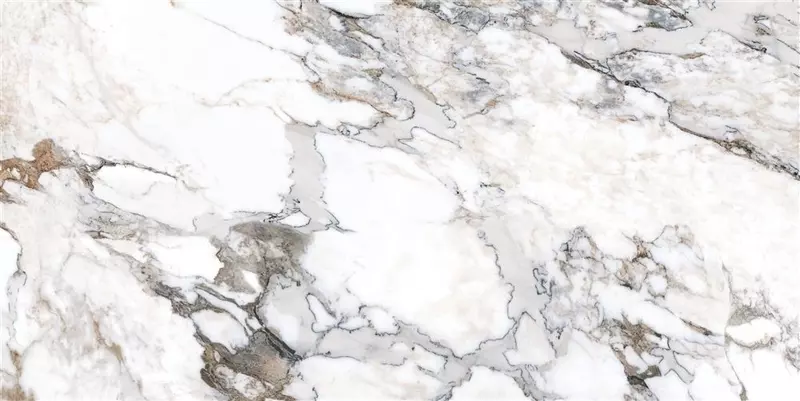 

Напольная плитка «Vitra» Marble-X Brecia Caprai Lapp. 120x60 K949747LPR белый