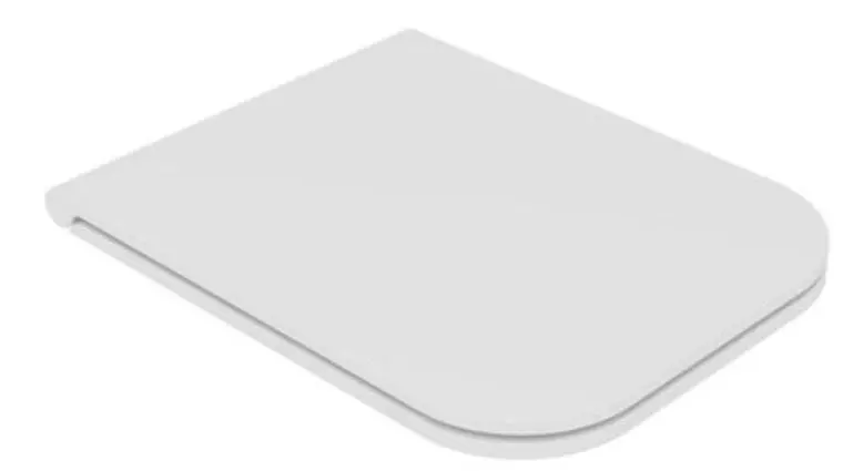 Сиденье для унитаза «GSG» Brio BRCOPRSLTICRCN000 ультратонкое дюропласт с микролифтом белая глянцевая