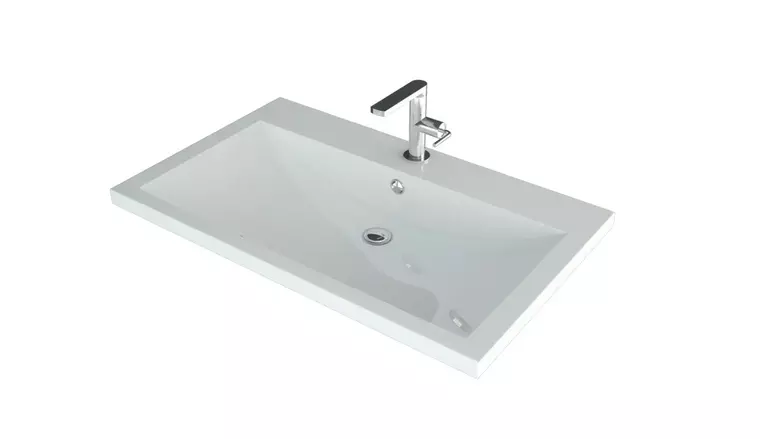 

Раковина «Madera» Alice 75 литьевой мрамор белая