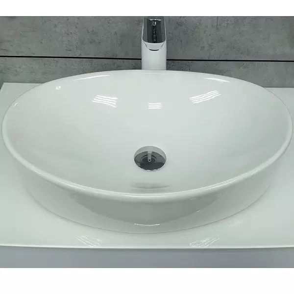 

Раковина «Velvex» 52/33 7756C фарфоровая белая